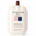Singapore Girl Travel Rituals Fjords Rainy Summer pH Balance Cleanser in a 1L squeeze pouch with a brown flip-top cap, on a white background.